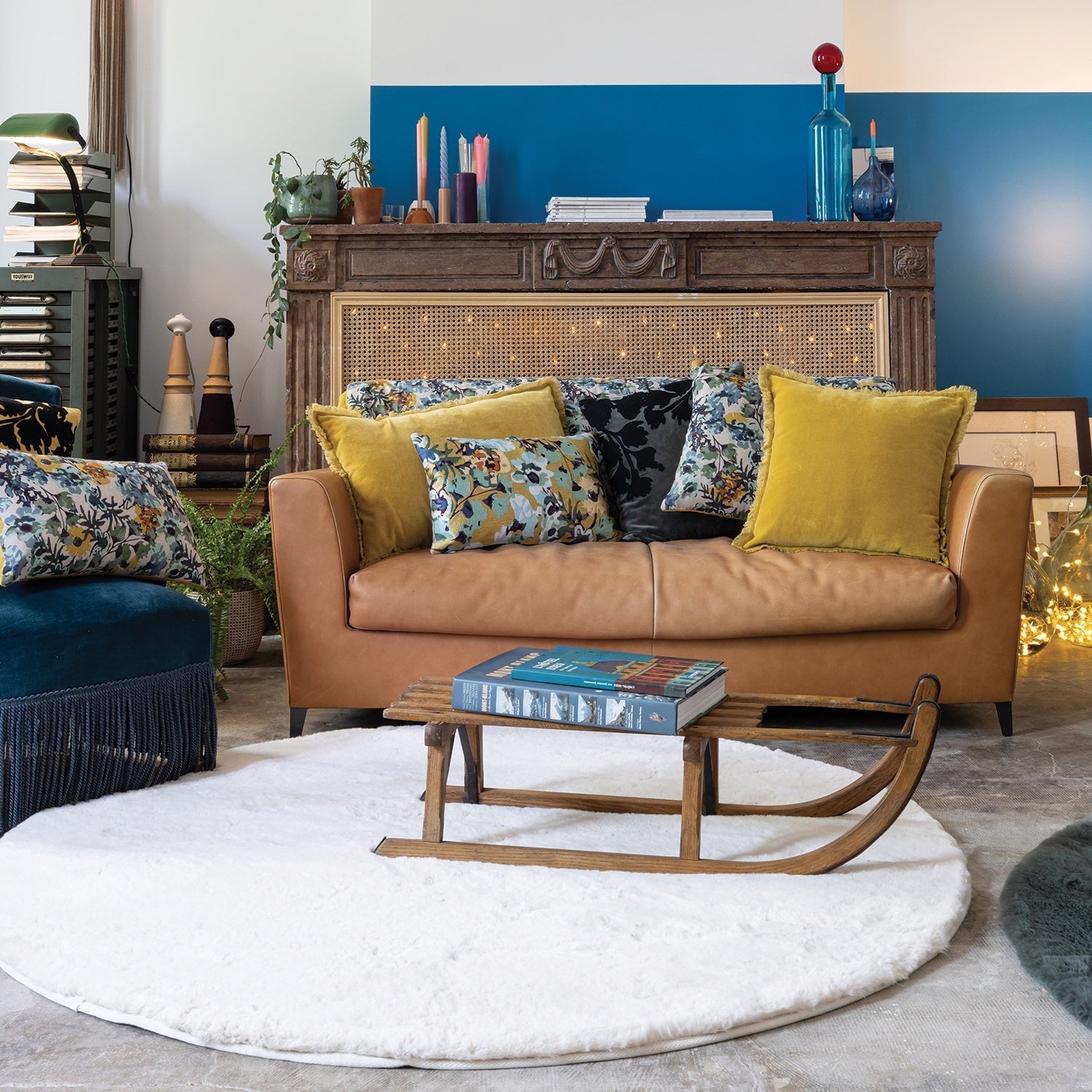 tappeto eddy avorio, colore avorio, taglia diamètre 160. design esclusivo che unisce estetica e funzionalità per la casa moderna