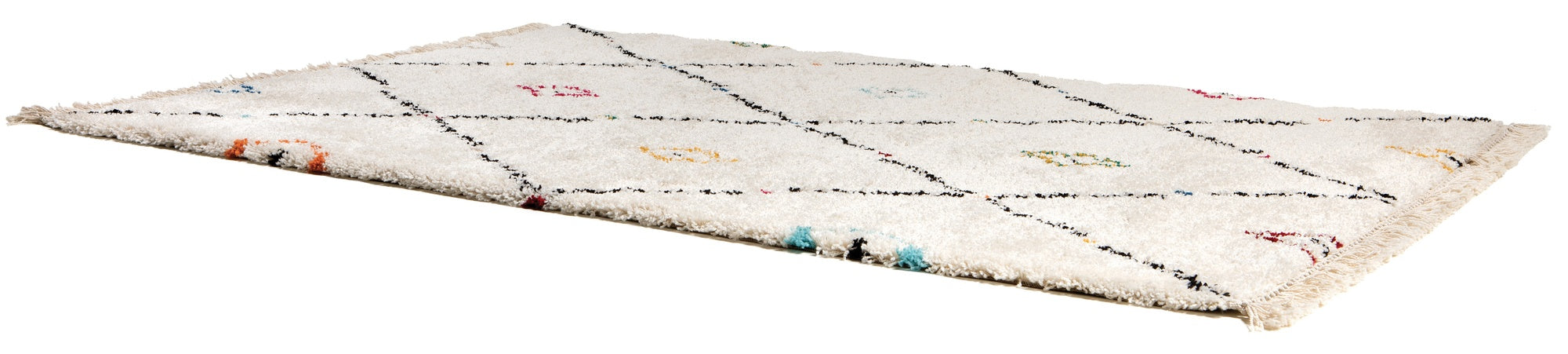 tappeto elias 2 multico, colore multico, taglia 200 x 290 x 3. materiali naturali e sostenibili per un comfort ecologico e duraturo