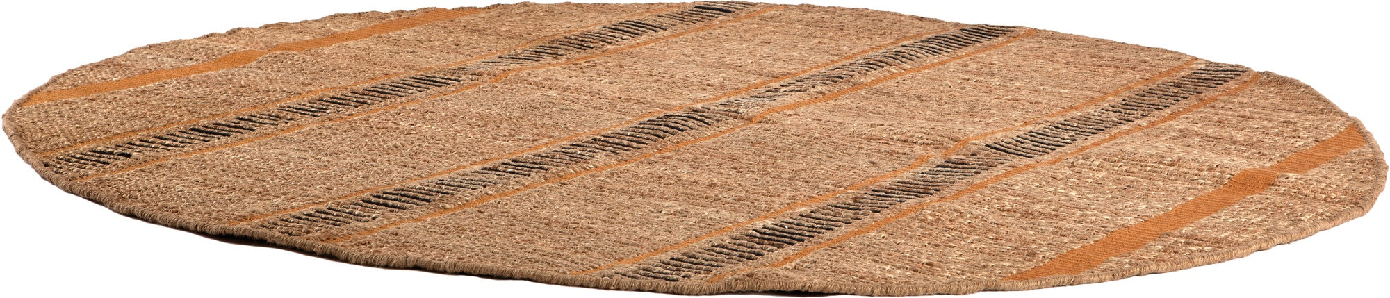 tappeto eden ocra, colore ocra, taglia diamètre 160. materiali naturali e sostenibili per un comfort ecologico e duraturo