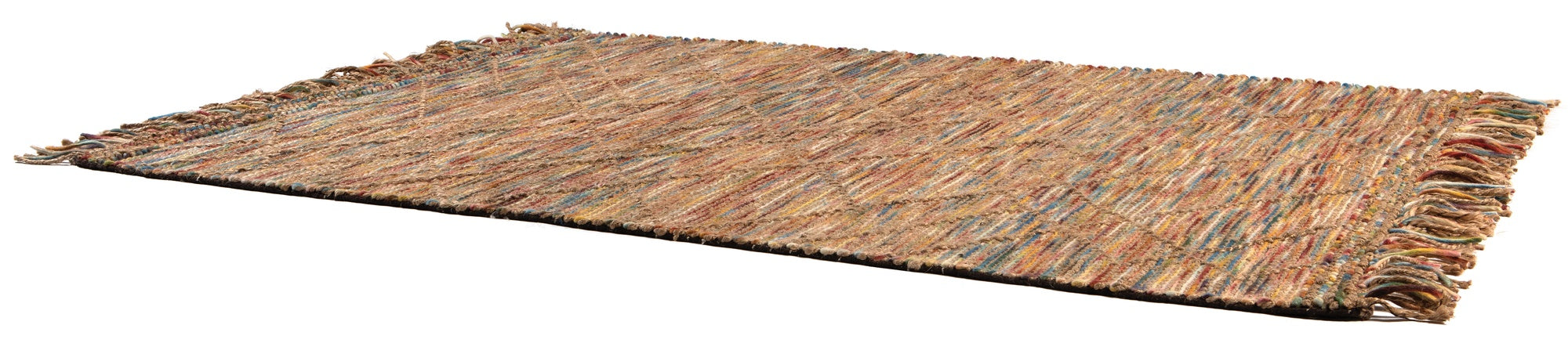 tappeto keanu multico, colore multico, taglia 160 x 230. materiali naturali e sostenibili per un comfort ecologico e duraturo