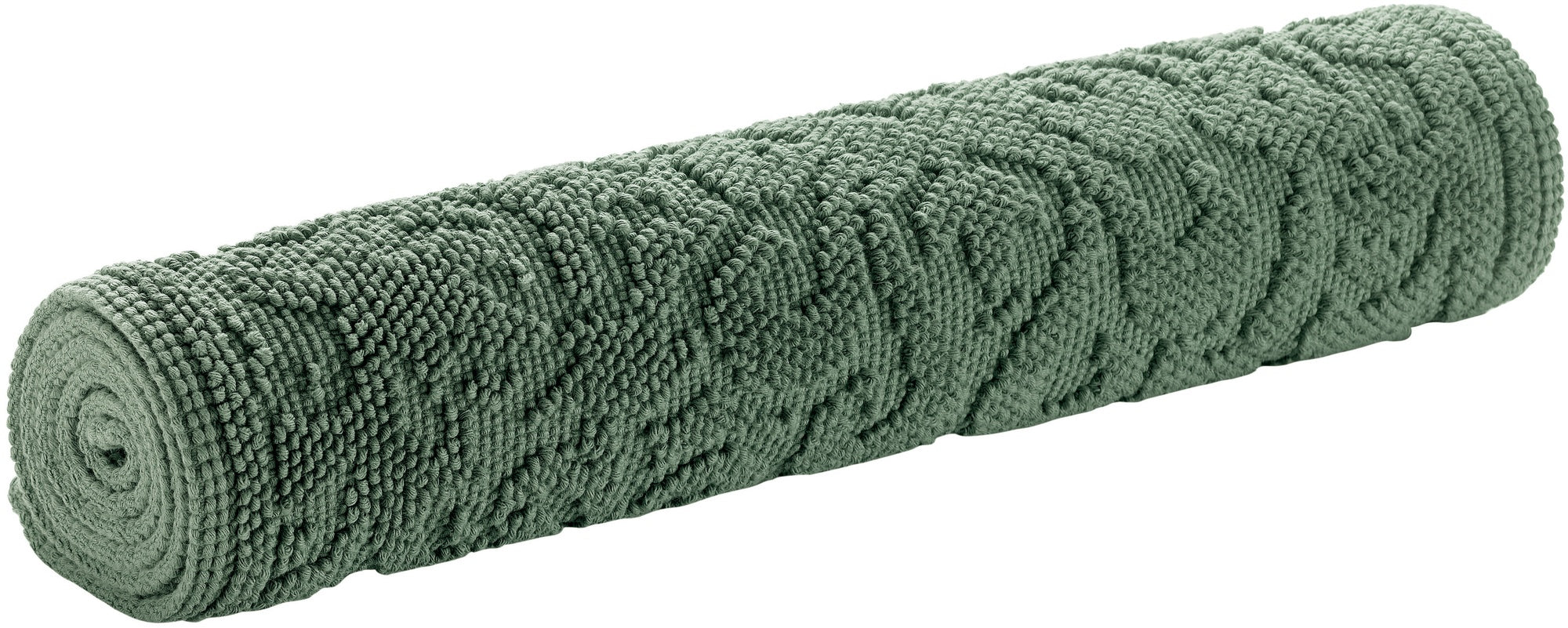 tappeto da bagno gilda timo, colore timo, taglia 54 x 64. vista dall’alto del tappeto da bagno su sfondo bianco