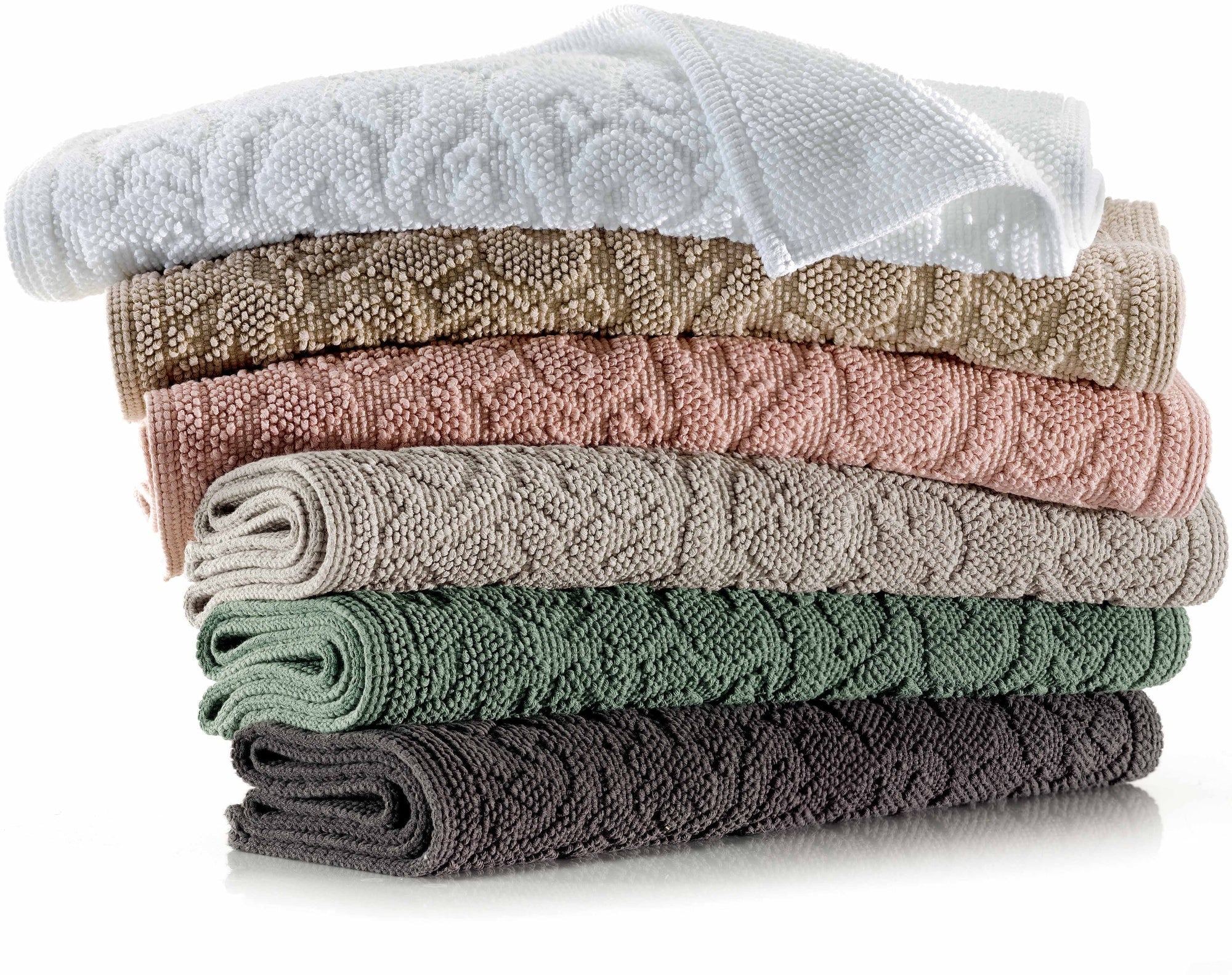 tappeto da bagno gilda timo, colore timo, taglia 54 x 110. mantiene i piedi asciutti e caldi