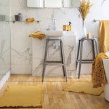 tappeto da bagno elly bronzo, colore bronzo, taglia 54 x 64. in 100% cotone, garantisce comfort e assorbenza post-doccia