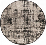 tappeto outdoor catania 2 nero, colore nero, taglia diamètre 160. dettaglio del prodotto da bagno