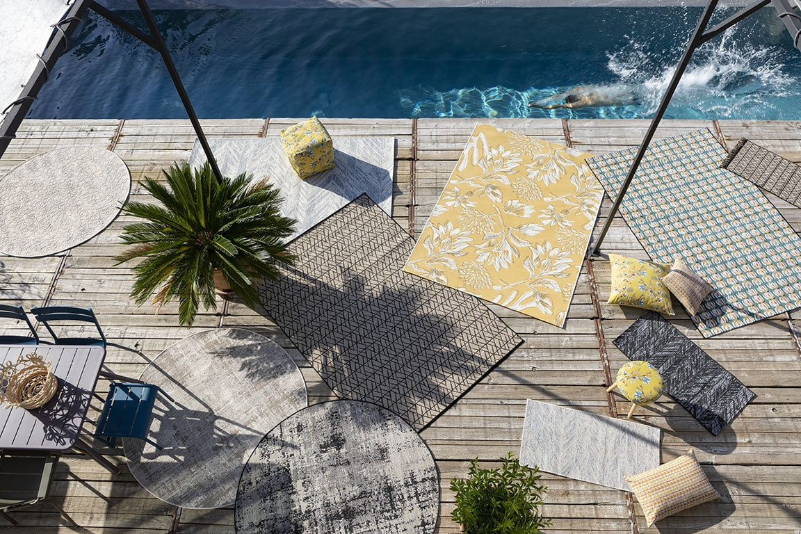 tappeto outdoor sadar 2 naturale, colore naturale, taglia 200 x 290. dettaglio del prodotto da bagno