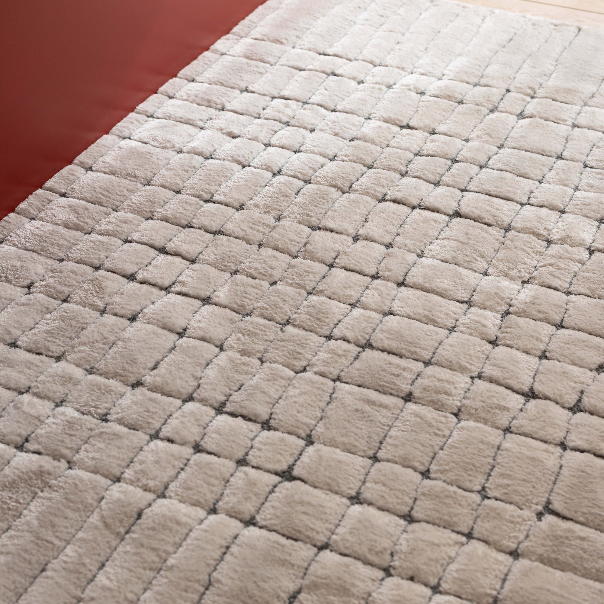 tappeto riciclato antonio neve, colore neve, taglia 200 x 290 x 2. complemento ideale per completare l’arredo con un tocco di classe