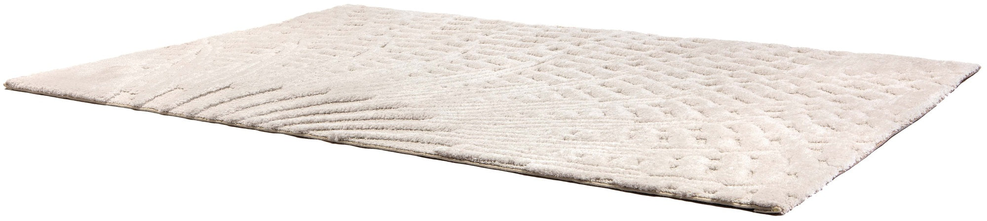 tappeto riciclato ewan avorio, colore avorio, taglia 200 x 290 x 2. materiali naturali e sostenibili per un comfort ecologico e duraturo