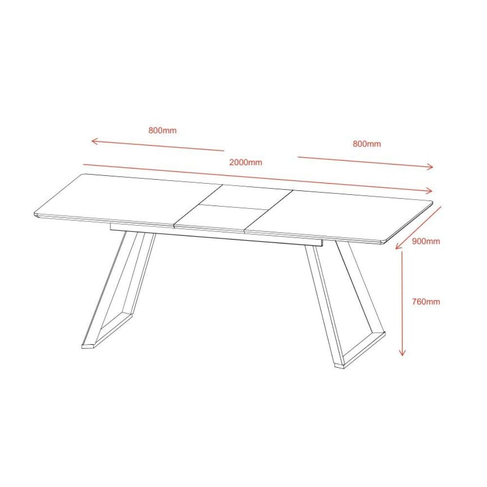 tavolo allungabile shelton con piano impiallacciato legno massiccio tinto nero e gambe in metallo nero, vista ambientata in spazi open space moderni