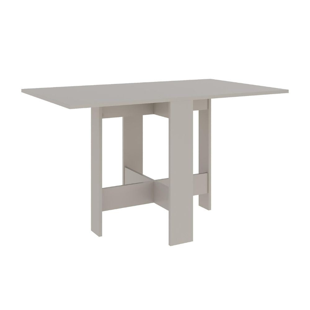 tavolo pieghevole salvaspazio artemio colore cashmere, ideale per ospitare numerosi commensali