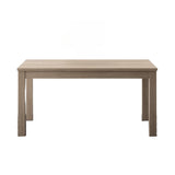 tavolo allungabile firenze 120x80 olmo, dettaglio della superficie allungata e gambe robuste