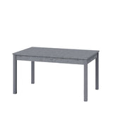 tavolo allungabile firenze cemento 110x70, dettaglio della superficie allungata e gambe robuste