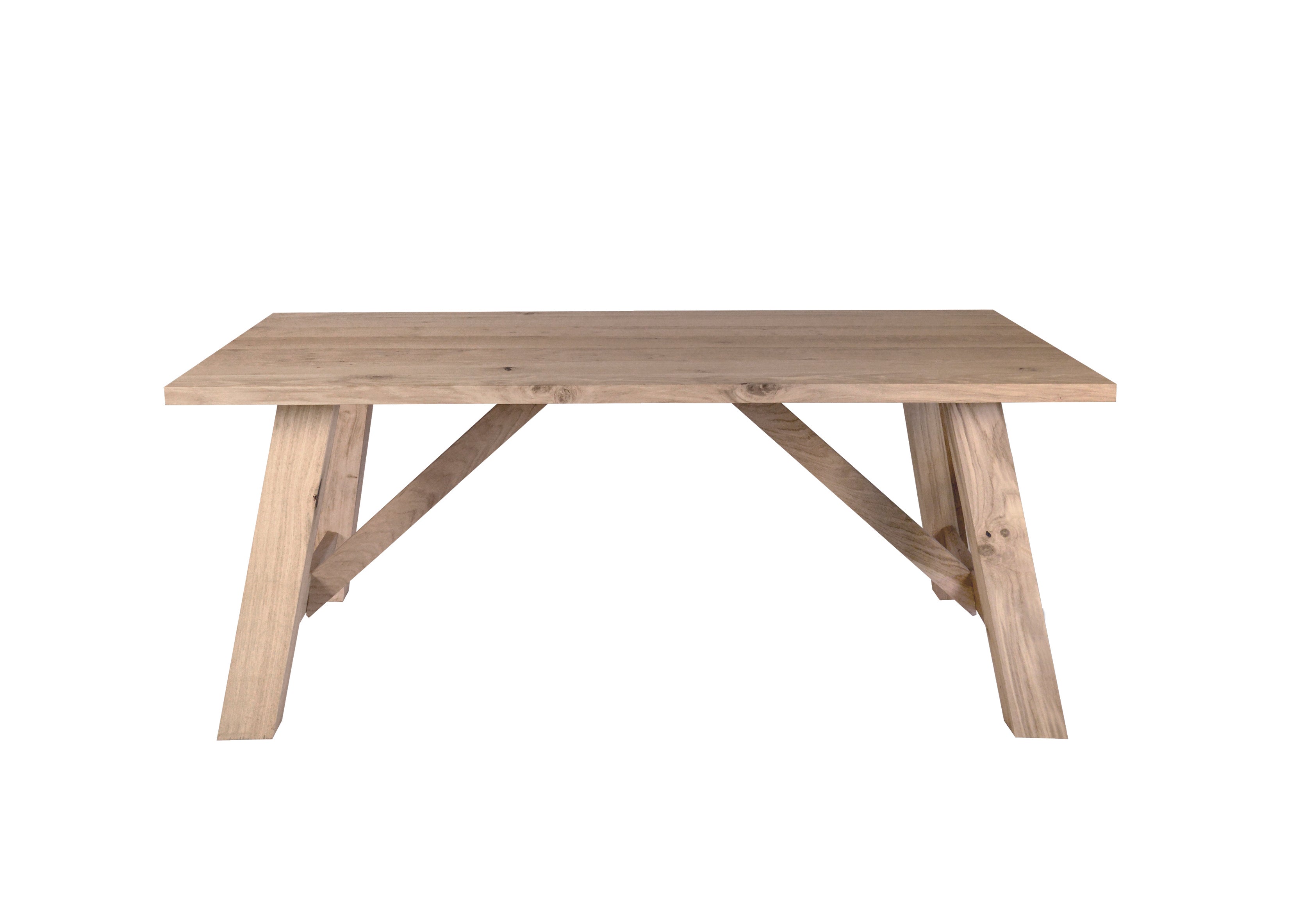 tavolo loreto rovere impiallacciato sp. 4 160×90 cm, dettaglio della struttura in legno o metallo