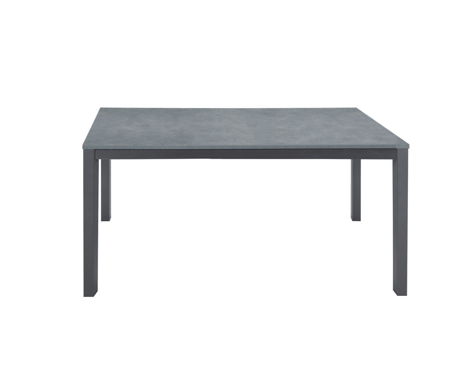 tavolo sanremo in metallo e cemento grigio allungabile 110×70 cm – 160×70 cm, dettaglio della struttura in legno o metallo