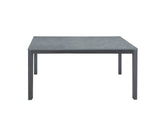 tavolo sanremo in metallo e cemento grigio allungabile 140×80 cm – 200×80 cm, dettaglio della struttura in legno o metallo