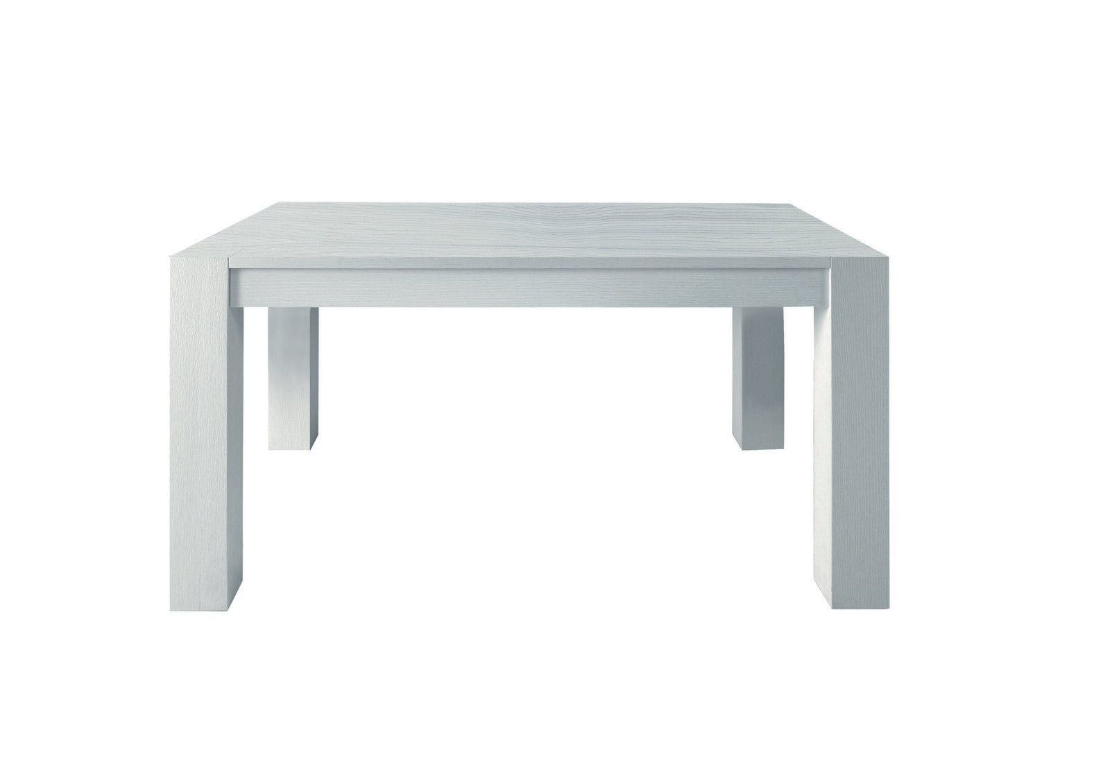 tavolo navigli rovere bianco spazzolato allungabile 180×90 cm – 280×90 cm, dettaglio della struttura in legno o metallo