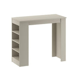 penisola da cucina tavolo alto swallow con piano e struttura cashmere, ideale per ospitare numerosi commensali