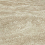 tavolo fisso sand con piano in ceramica beige opaco e struttura in metallo bianco, particolare della finitura, tessuto o struttura