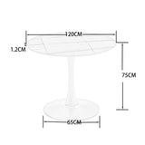 tavolo rotondo dot con piano in ceramica effetto marmo nero opaco con particolari oro e gamba nera, struttura solida con finiture eleganti