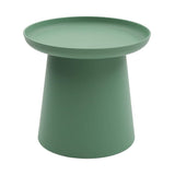 tavolino ibiza in polipropilene verde 50×46 cm, tavolino da giardino ideale per relax all’aperto