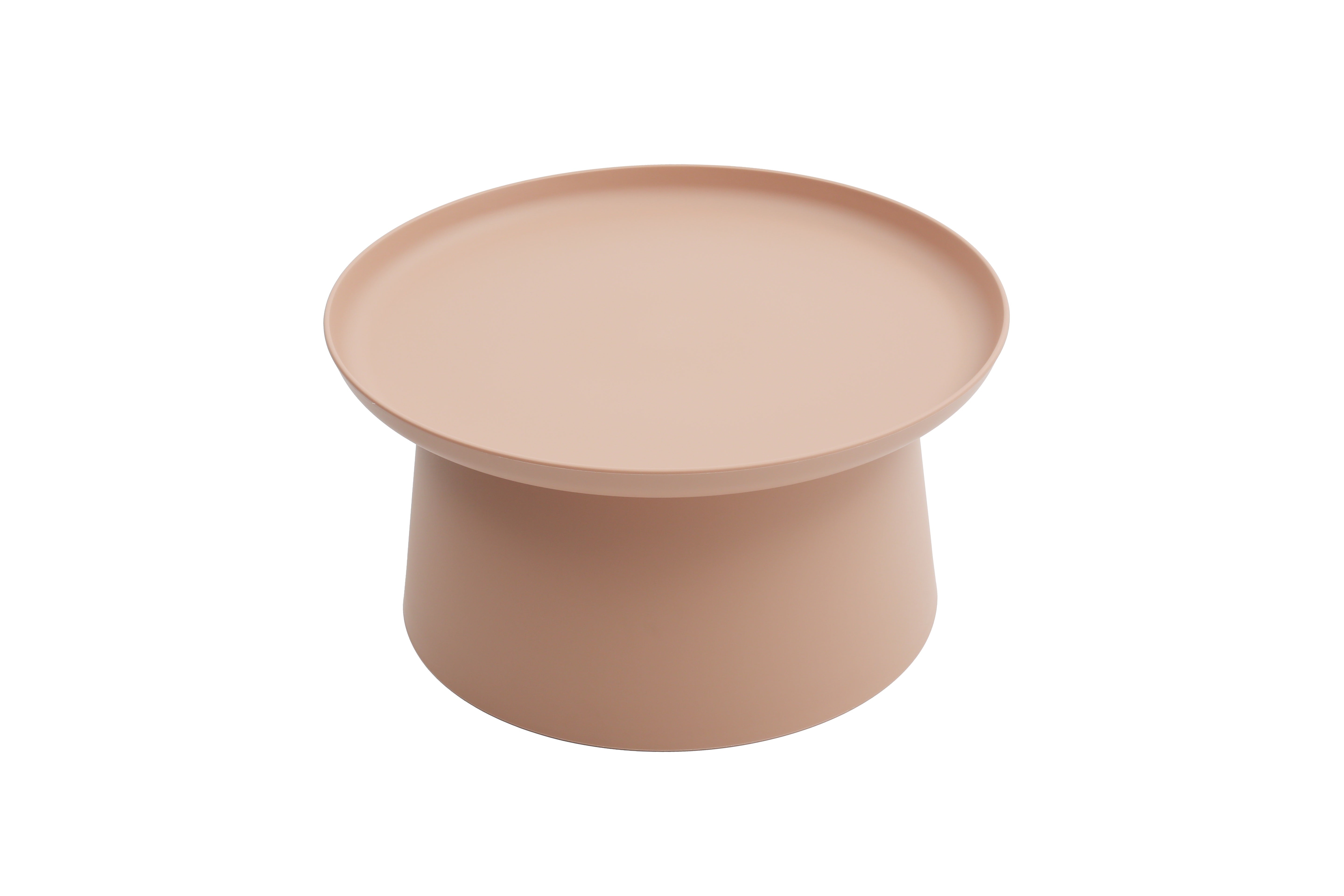 tavolino ibiza in polipropilene rosa 70×36 cm, dettaglio della struttura resistente alle intemperie