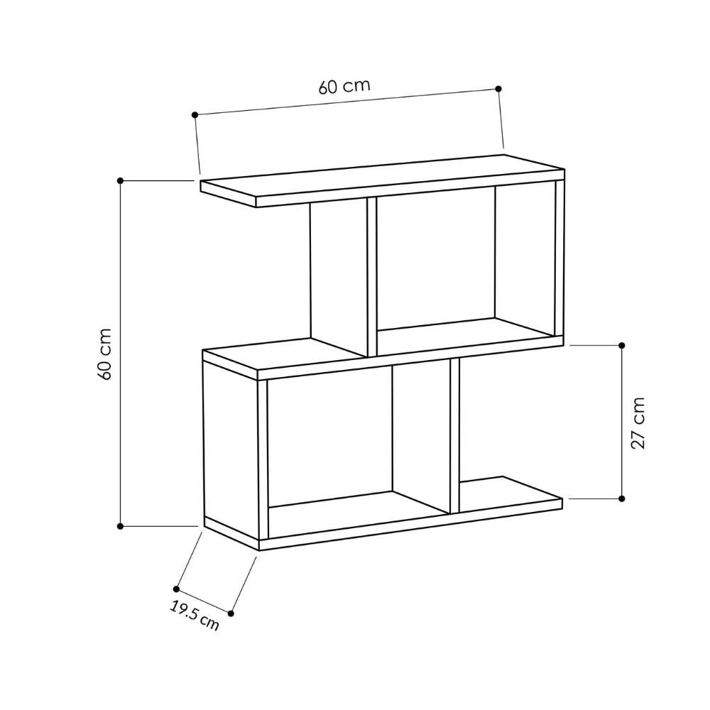 tavolino da salotto homemania in colore bianco, elemento decorativo funzionale per il soggiorno
