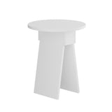 tavolino da salotto chen 50x42x23.4 cm. colore bianco, ideale per appoggiare decorazioni o accessori