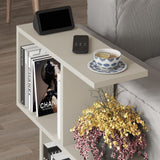 tavolino da salotto homemania in colore cashmere, ambientato con divani moderni o classici