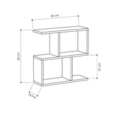tavolino da salotto homemania in colore cinnamon, ideale per appoggiare decorazioni o accessori