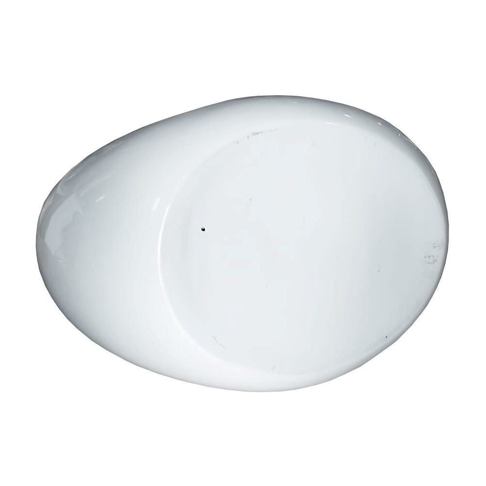 tavolino miranda con piano in vetro e struttura bianco lucido, struttura stabile e finiture di pregio