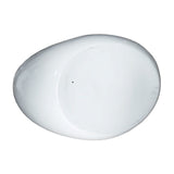 tavolino miranda con piano in vetro e struttura bianco lucido, struttura stabile e finiture di pregio