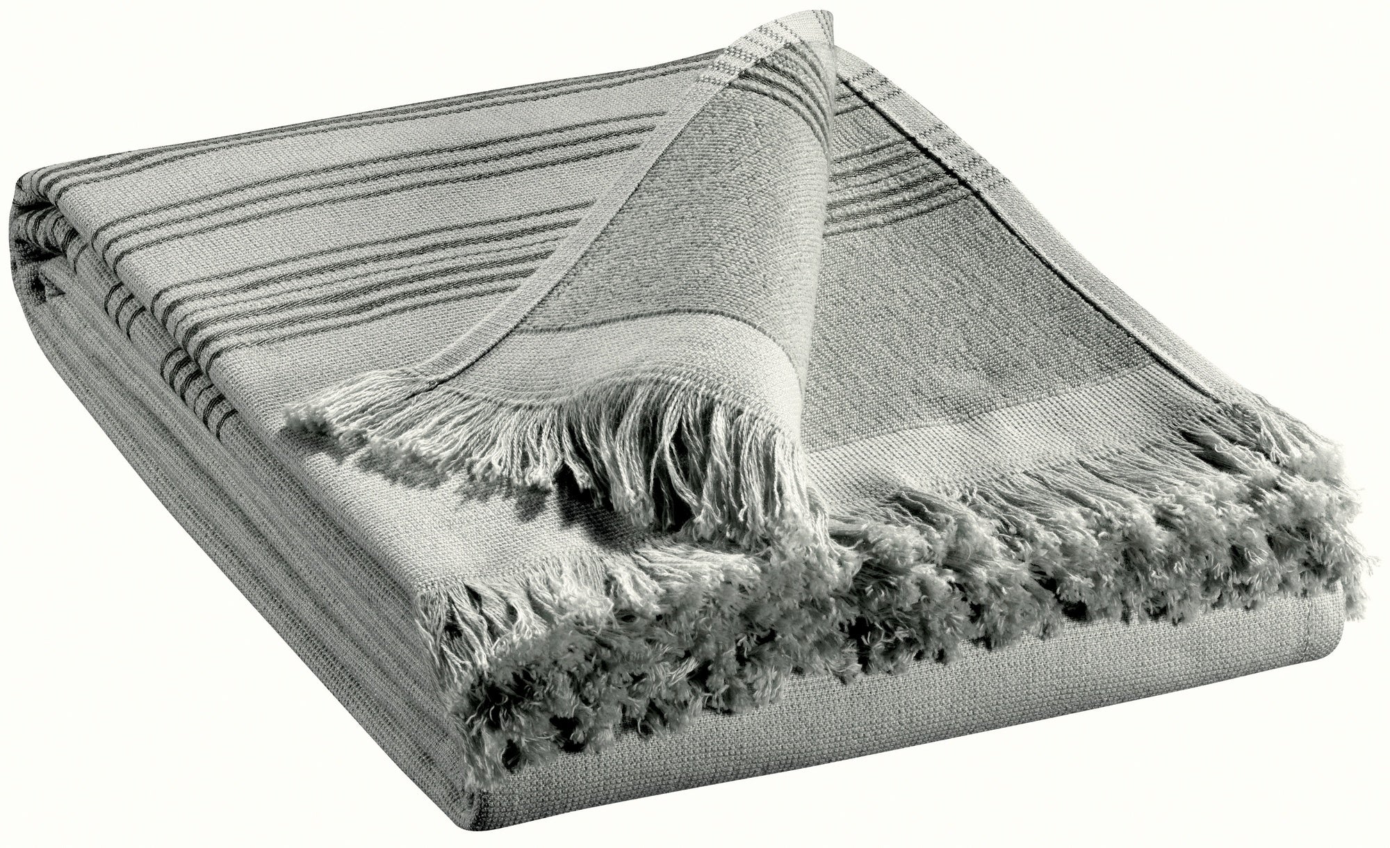 telo hammam cancun perla, colore perla, taglia 90 x 180. telo hammam elegante piegato con cura su sfondo neutro