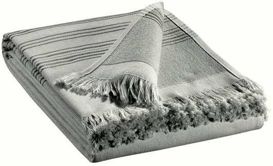 telo hammam cancun perla, colore perla, taglia 90 x 180. telo hammam elegante piegato con cura su sfondo neutro