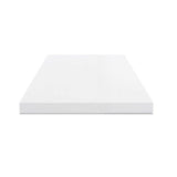 top tavolo 80x80x4 con bordo poliuterano bianco, piano cucina resistente e funzionale