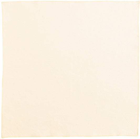 tovagliolo riciclato yuna avorio, colore avorio, taglia 50 x 50. tovagliolo piegato con cura su sfondo neutro, dettaglio tessuto e cuciture