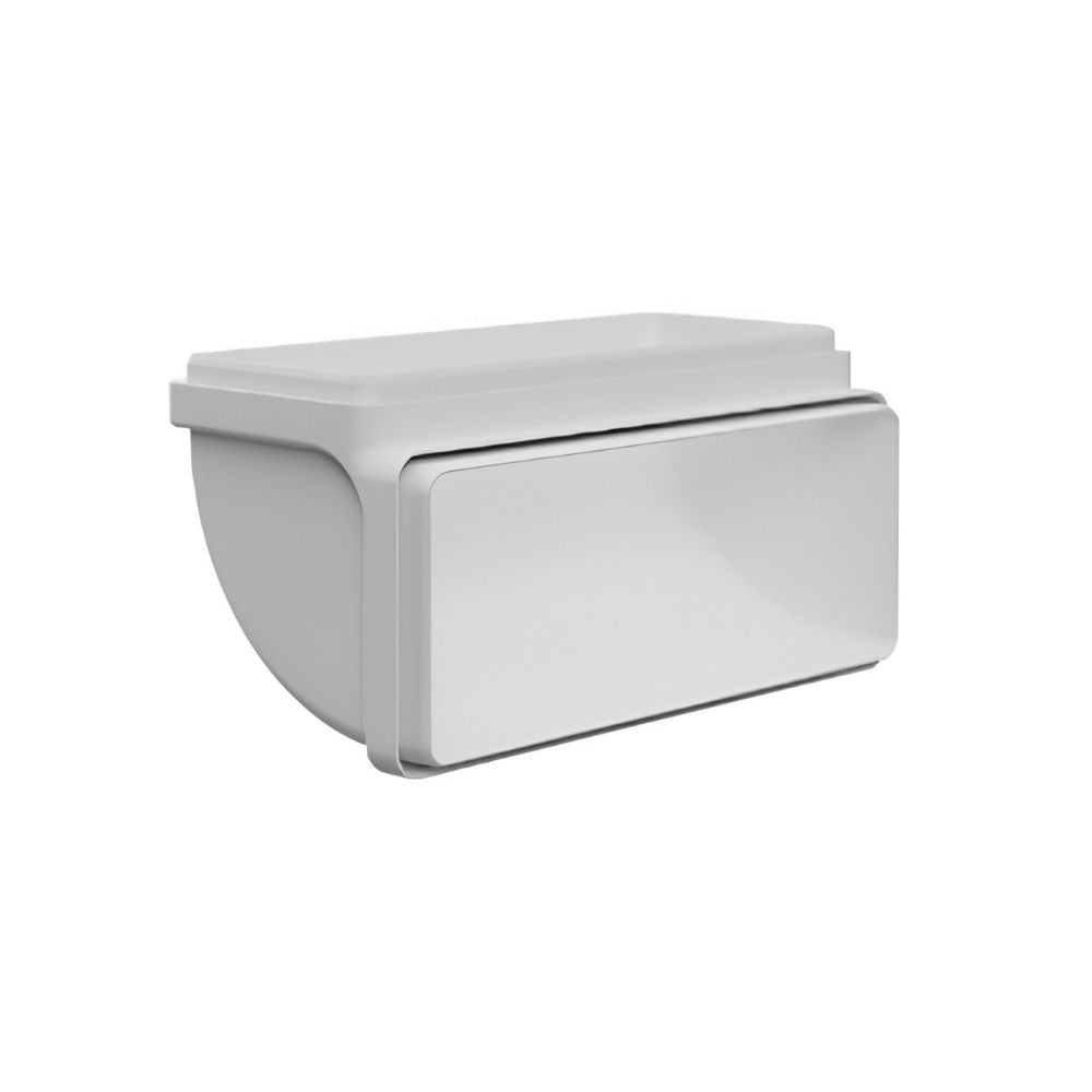 curva verticale rettangolare 90 gradi per cappe bvcv229, elemento per impianto di aspirazione cucina