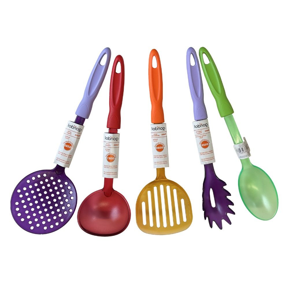 set5cucina 5 utensili da cucina in policarbonato, accessori utili per cucinare ogni giorno