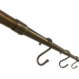 asta appendi mestoli kitottone90 4 ganci 90 cm ottone antico, set di utensili da usare in cucina