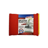 set 4 spugne scrub multicolor per cucina, utensili da cucina visti frontalmente