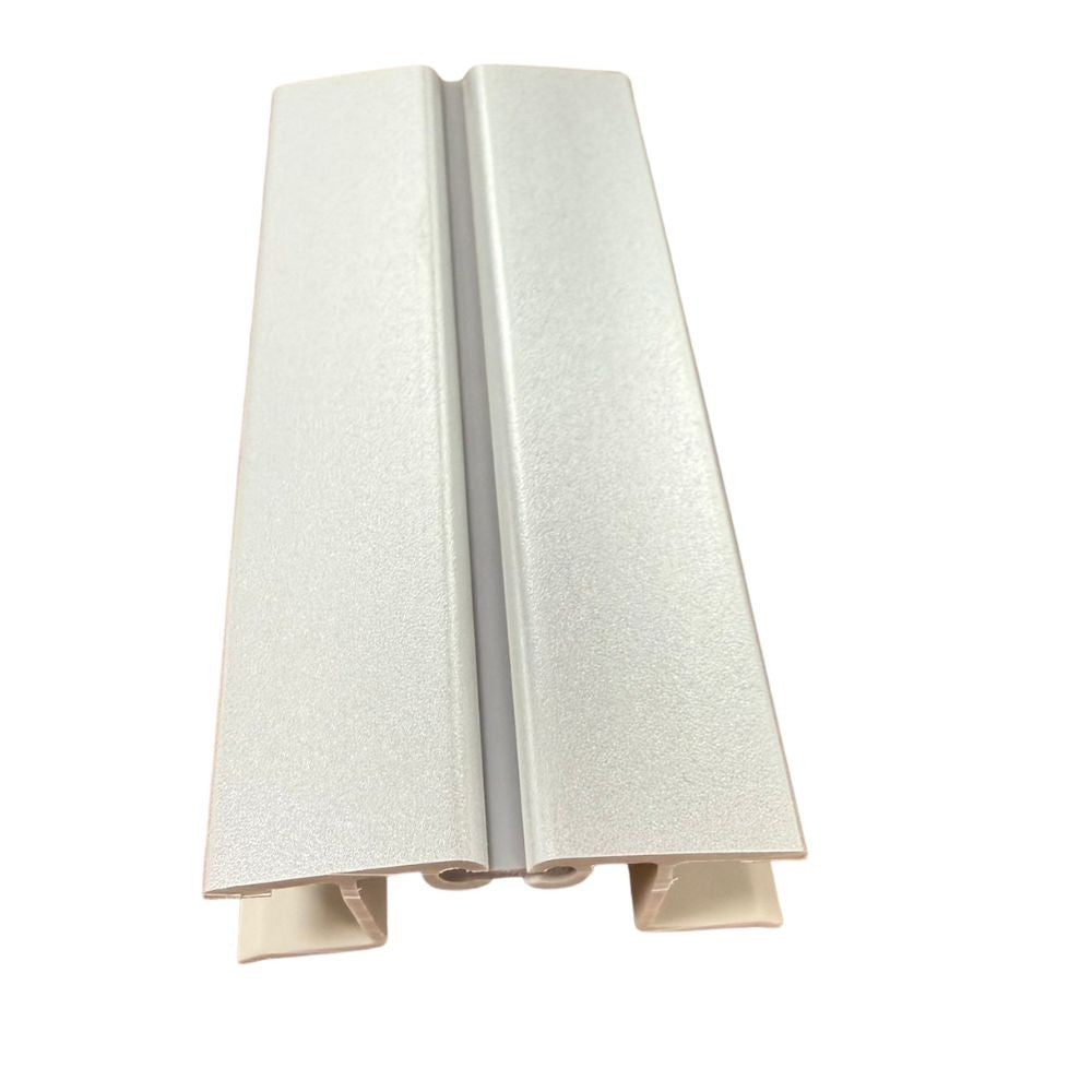 profilo angolare in pvc pbda-10 rivestito in alluminio, elemento di finitura per basi cucina