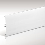 zoccolo alluminio mille righe h12 barra da 4 mtl zocc1000h12all, zoccolo per cucina visto frontalmente