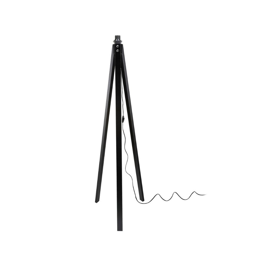 Lampada da terra Deco MDL3010 treppiede legno nero