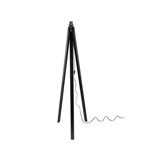 Lampada da terra Deco MDL3010 treppiede legno nero