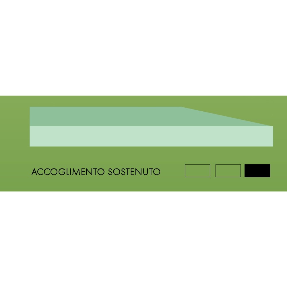 Materasso singolo Mono 80x190x20 con tessuto sfoderabile