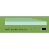 Materasso singolo Mono 80x190x20 con tessuto sfoderabile