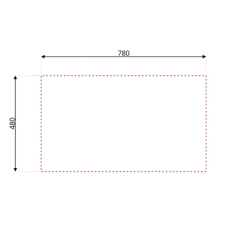 Samet Lavello incasso SA278 86x50 cm sinistro