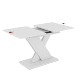 Tavolo allungabile Axi colore bianco