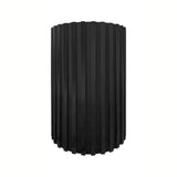 Tavolo Olympus con piano cashemere e struttura in legno nero