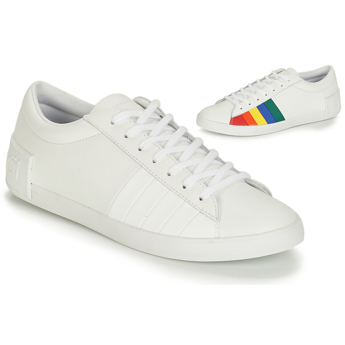 Sneakers basse donne Le Coq Sportif  FLAG  Bianco 