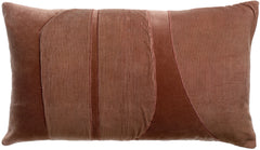 Cuscino a coste Fara Bois de rose 40 X 65