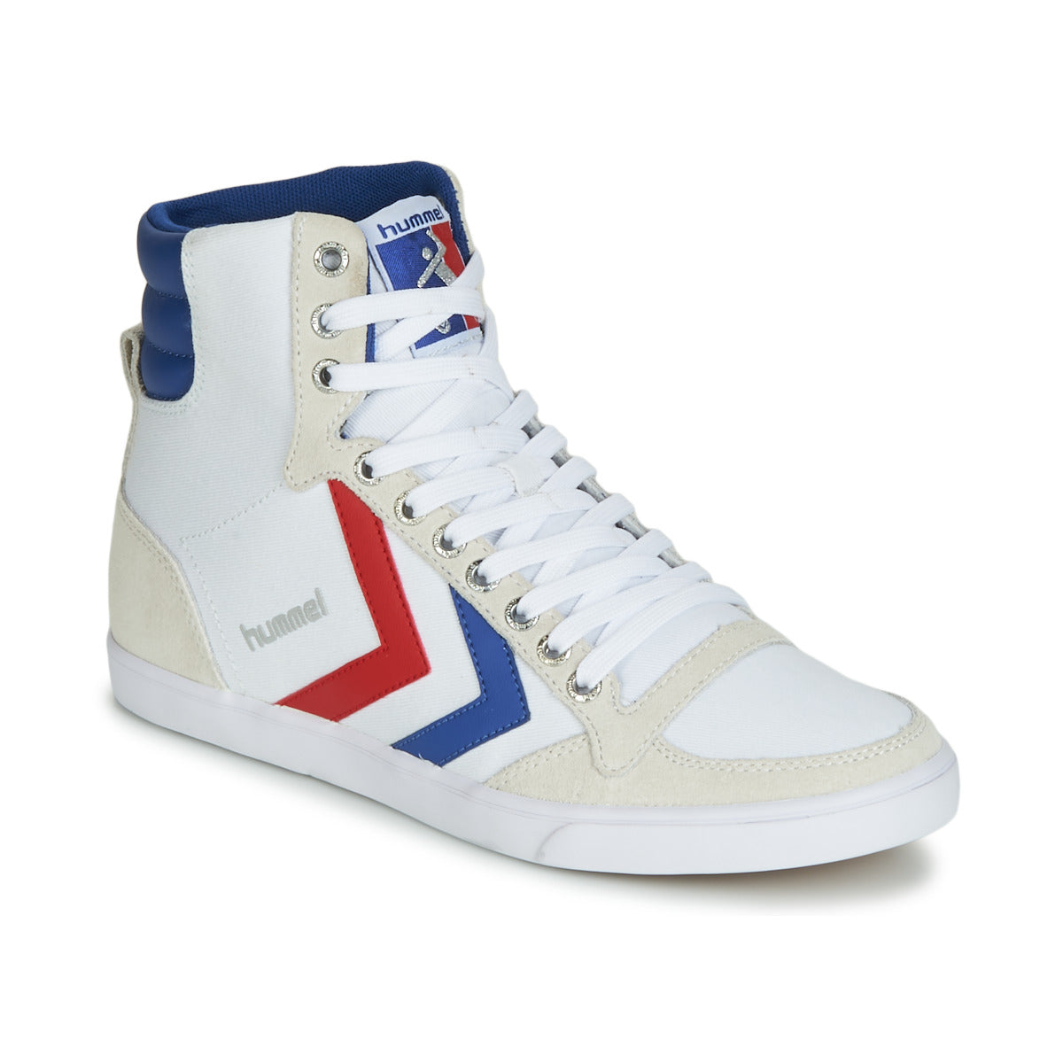 Sneakers alte uomini hummel  TEN STAR HIGH CANVAS  Bianco 